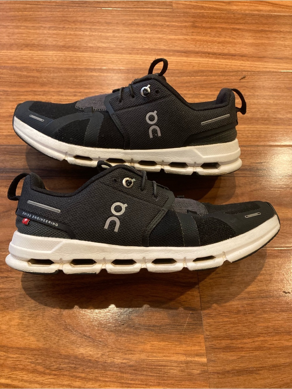 On Cloud On Kids Cloud Sky Black/Eclipse Running Shoe Youth SZ 4Y NO INSOLES